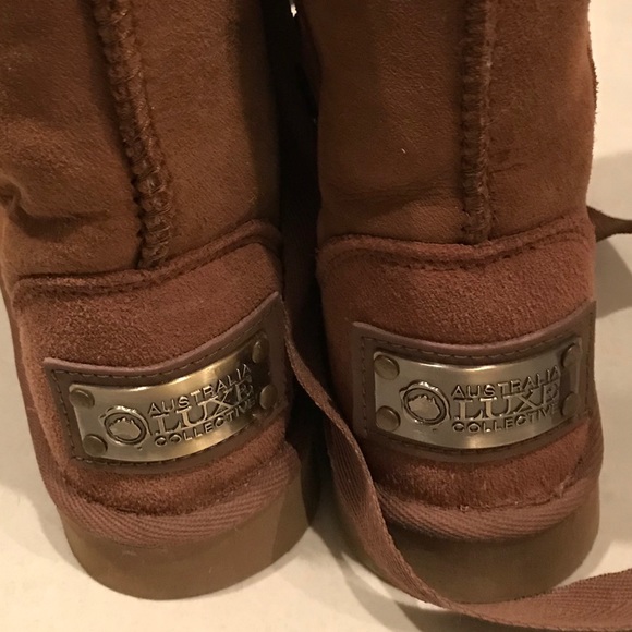 Size 5 Australia LUXE Collective Chestnut Boots - Picture 2 of 5